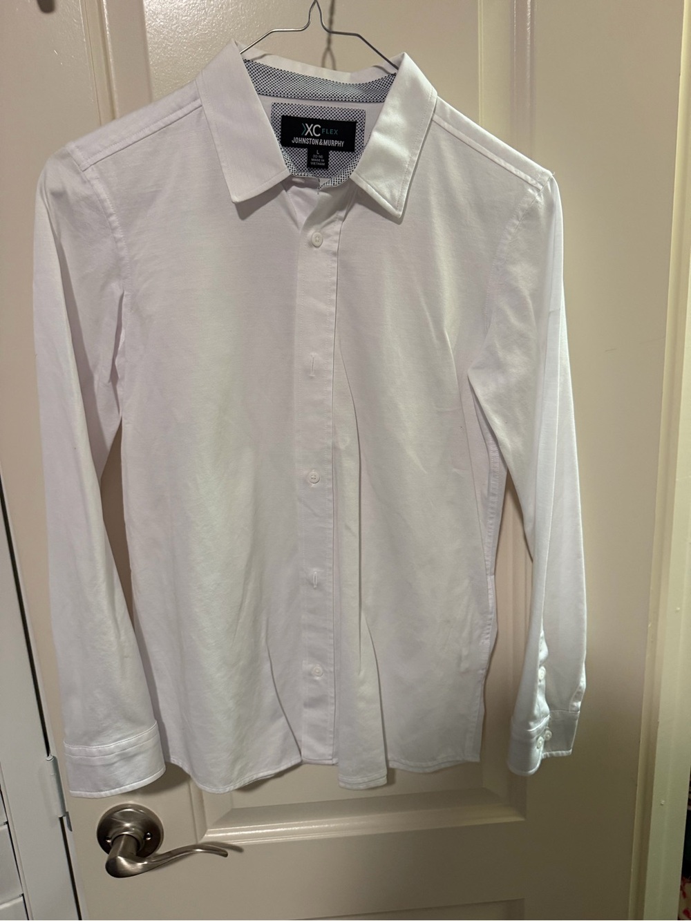 Johnston & Murphy White Boys' Long-Sleeve Button-Down Shirt
